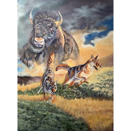 Echoes of the Great Divide Original Acrylic Painting on Canvas