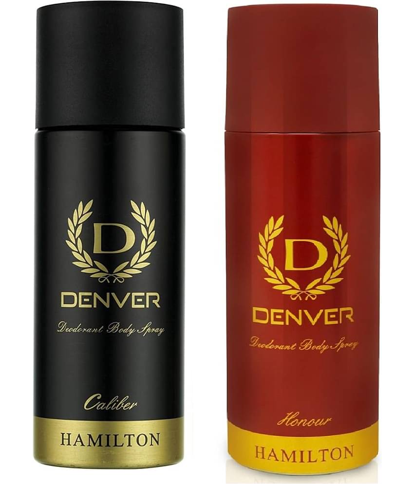 Denver Honour & Caliber Deo Deodorant Spray for Men - 200ML (Combo Pack of 2)