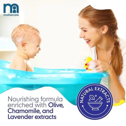 Mothercare Baby Top to Toe Wash (300ml) | Gentle Hair & Body Wash for Newborns | Mild & Dermatologically Tested Baby Cleanser