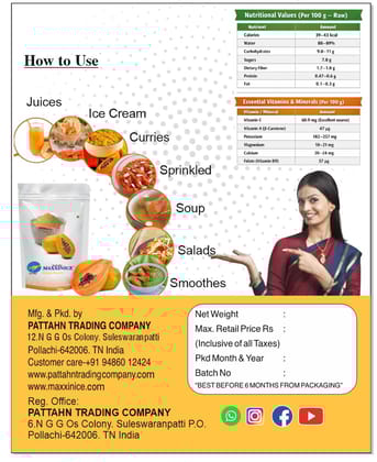 MAXXINICE Papaya Powder