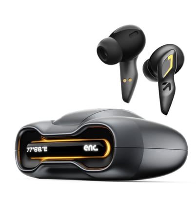 GOBOULT Astra with 48H Playtime, Built-in App Support, 45ms Low Latency Gaming, 4 Mics ENC, Breathing LEDs, 13mm Bass Drivers, TWS Ear Buds, Made in India (Smoky Metal) GOBOULT Astra with 48H Playtime, Built-in App Support, 45ms Low Latency Gaming, 4 Mics ENC, Breathing LEDs, 13mm Bass Drivers, TWS Ear Buds, Made in India (Smoky Metal)