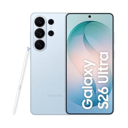 Samsung Galaxy S26 Ultra 5G (12GB RAM, 256GB Storage) -Sky Blue