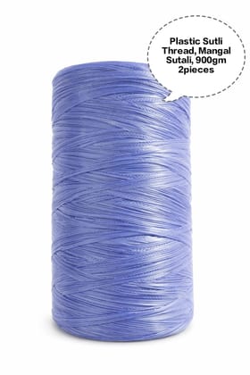 Plastic Sutli Thread, Mangal Sutali, PP Packing Twine, Polypropylene Packing Thread, Plastic Packing Sutli 900gm 2pieces Plastic Sutli Thread, Mangal Sutali, PP Packing Twine, Polypropylene Packing Thread, Plastic Packing Sutli 900gm 2pieces