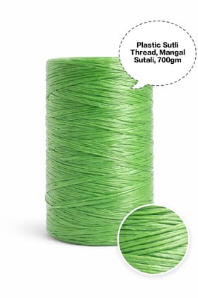 Plastic Sutli Thread, Mangal Sutali, PP Packing Twine, Polypropylene Packing Thread, Plastic Packing Sutli 700gm