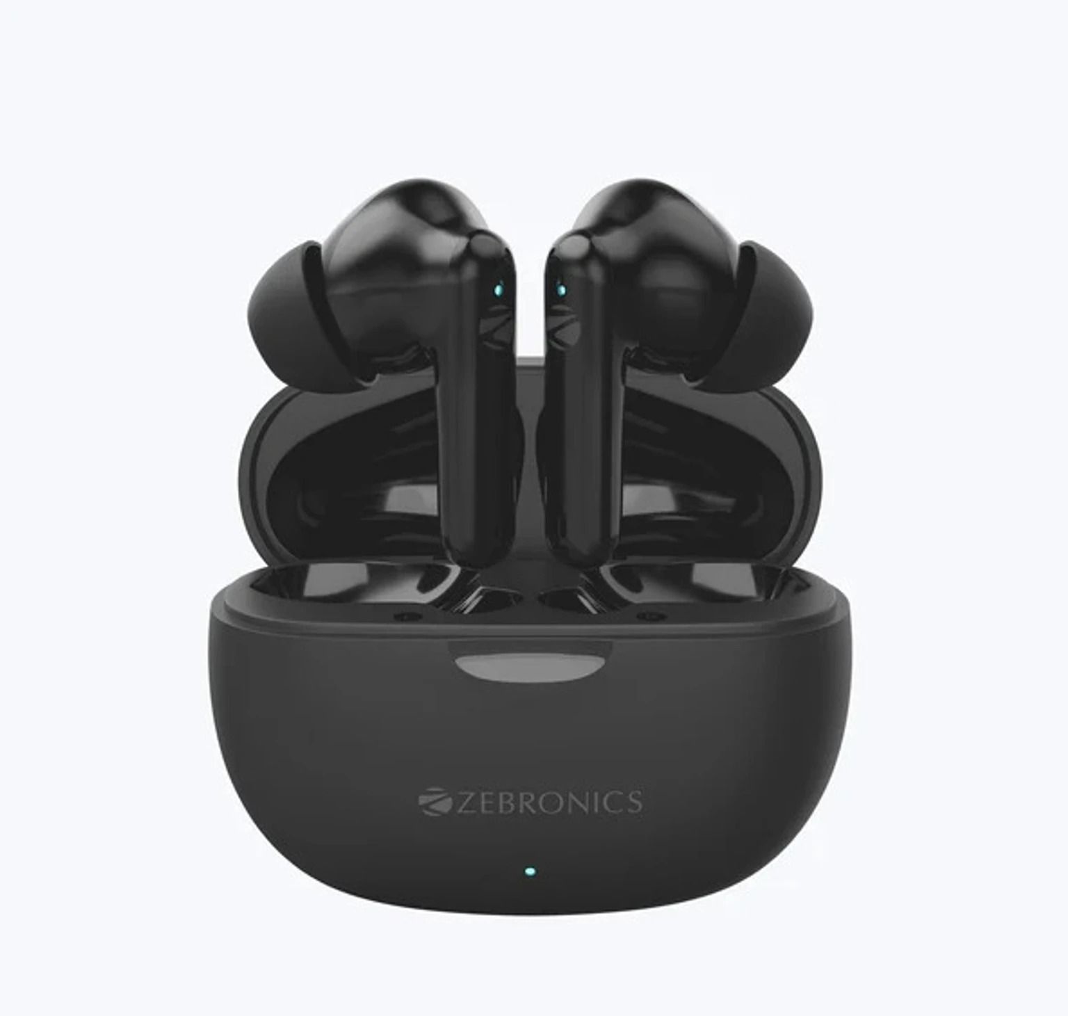 ZEBRONICS Beetles in Ear Wireless Earbuds, Bluetooth v5.4, 22* Hours Backup, Environmental Noise Cancellation, Gaming Mode, Touch Control, Voice Assistant Support (Black)