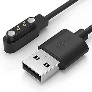 USB all types smartwatch charger cable for Boat Xtend,boat storm, W26 W26+ W26m W55+, Noise ColorFit Pulse, Colorfit Ultra/Ultra 2, All 2 Pin Watch (Cable Only