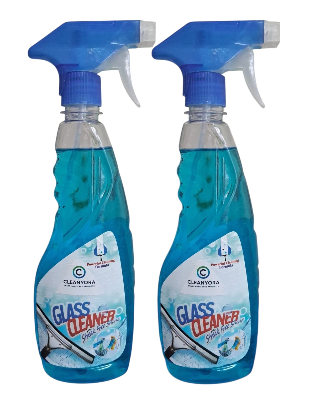 Cleanyora Glass Cleaner Spray, Streak Free Shine, Powerful Cleaning Formula