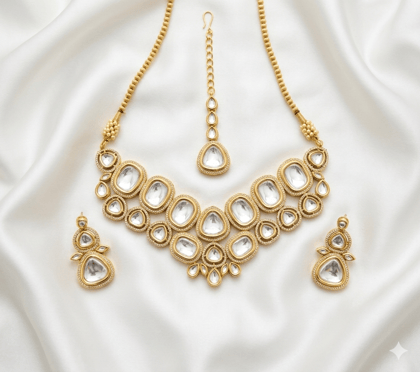 Royal Polki Elegance Necklace Set