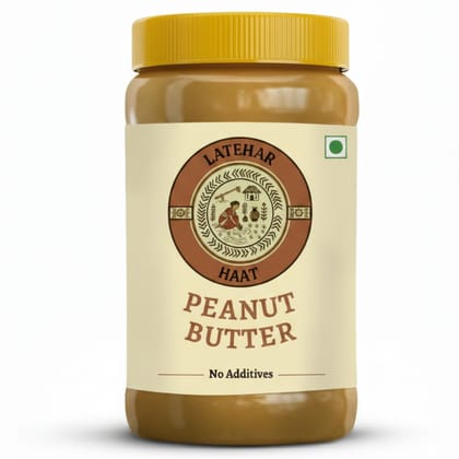 Latehar Haat Peanut Butter 1kg | Creamy and Unsweetened