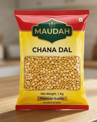 Maudah Chana Dal, Premium Quality Split Chickpeas, 1 Kg Pack