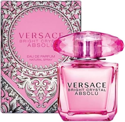 Versace Bright Crystal Absolu Eau De Parfum 90ml – Intense Floral Fruity Luxury Perfume for Women