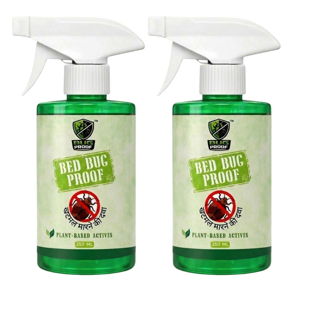 BUGPROOF Herbal Bed Bug Killer Spray 250ML | Dimak Marne Ka Spray (Pack Of 2) - Fresheners and Repellents | Buy online on ZillyBuy