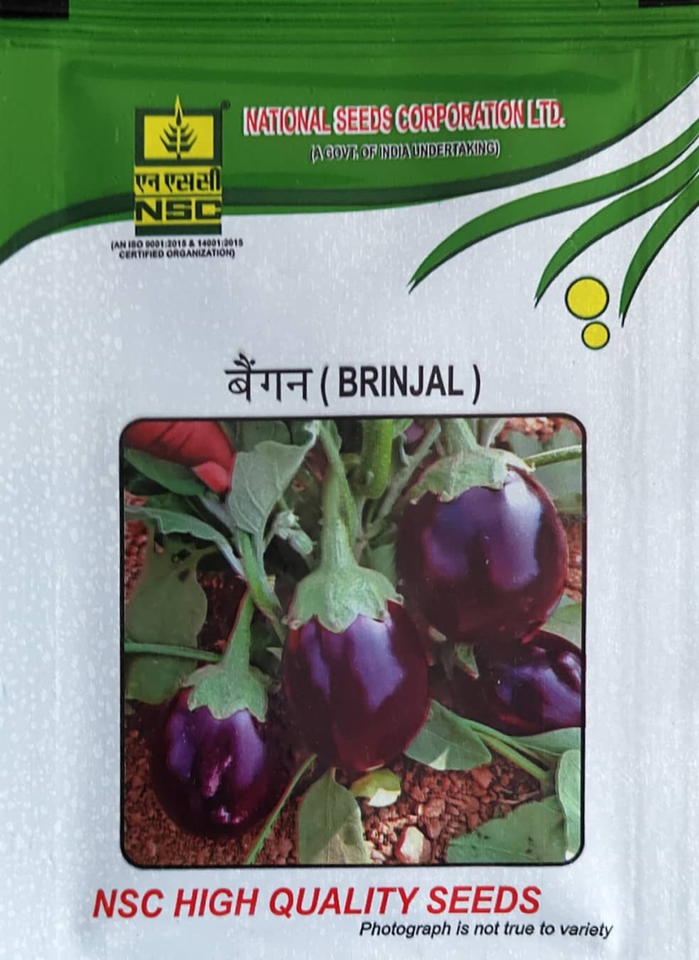 NSC Crop-Brinjal Variety-Pusa UTTAM 100 Gram