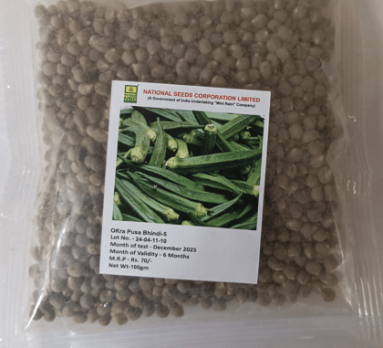 NSC, OKRA, VARIETY PUSA BHINDI-5 TL