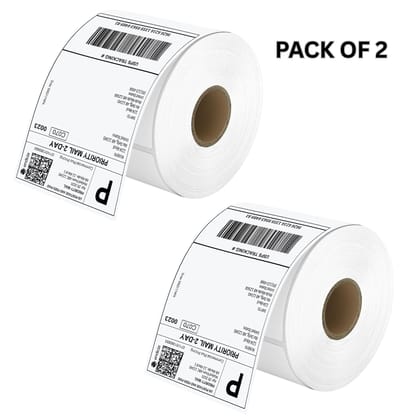 PrettyBuyers DT Labels 3x5 Inches for Shipping Label Printing 400 Labels Per Roll (Pack of 2 Roll)