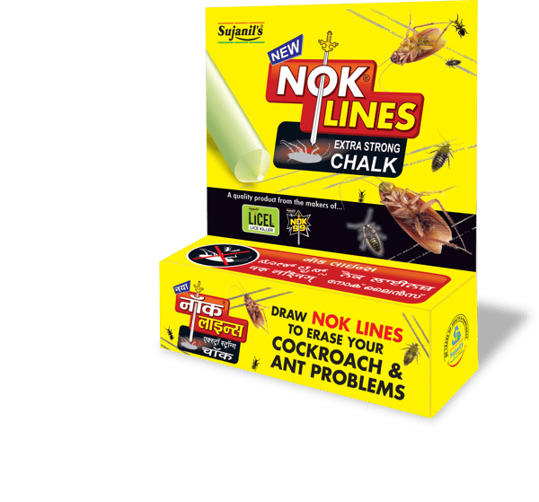 Sujanil's New Nok Lines Extra Strong Cockroach and Ant Killer Chalk