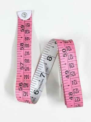 Braille Tailor Measuring Tape 150cm Pink