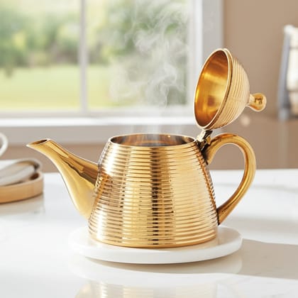 Brass Tea Pot Kettle, 450 Ml (ZMAS273 B)
