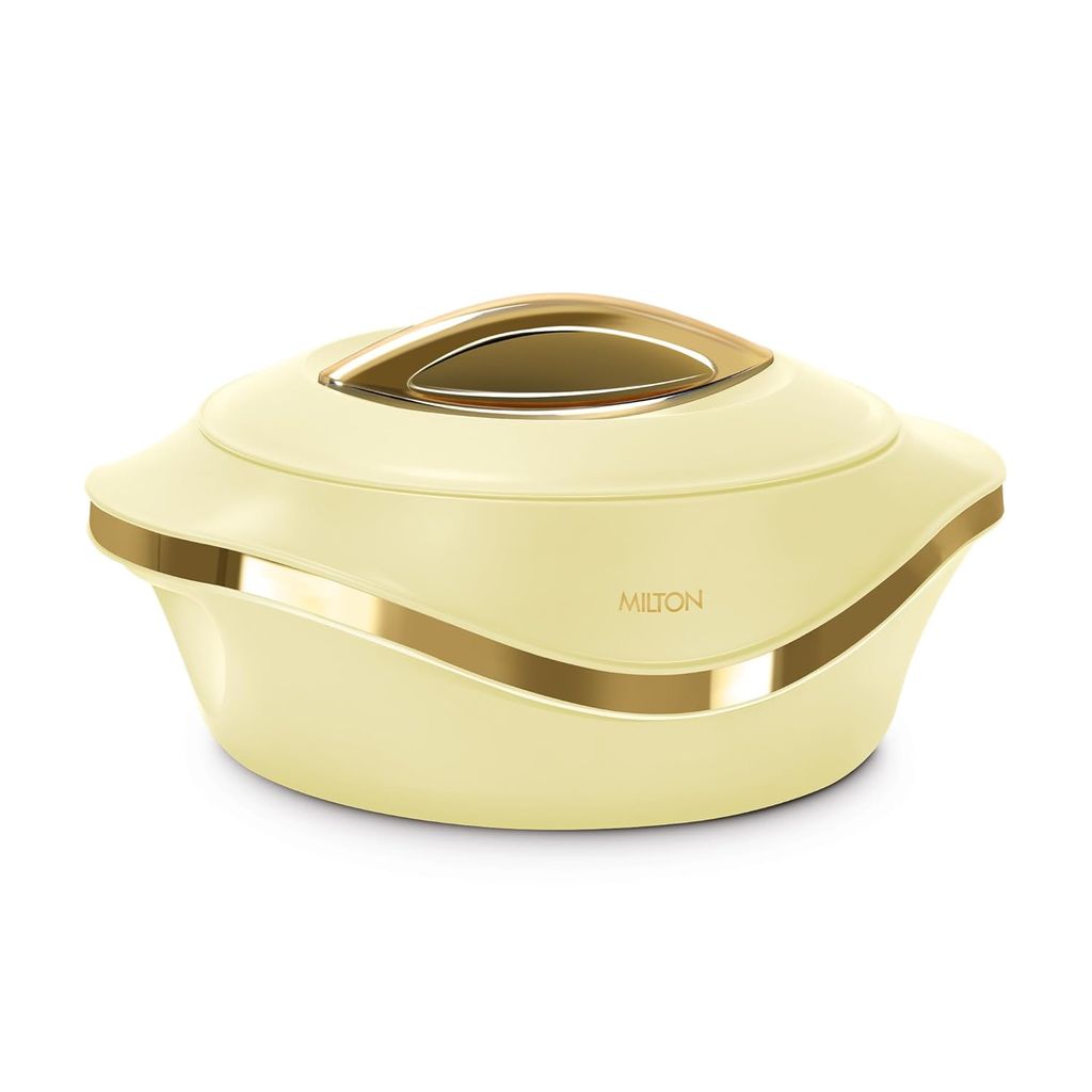 MILTON Pearl 1000 Inner Stainless Steel Casserole, 860 ml, Ivory