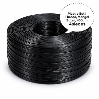 Plastic Sutli Thread, Mangal Sutali, PP Packing Twine, Polypropylene Packing Thread, Plastic Packing Sutli 400gm 4pieces Plastic Sutli Thread, Mangal Sutali, PP Packing Twine, Polypropylene Packing Thread, Plastic Packing Sutli 400gm 4pieces