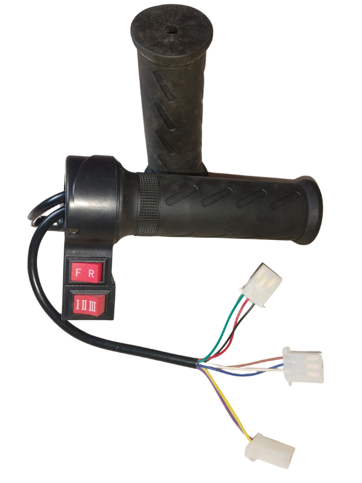 THROTTLE SET (  1/2/3,F/R BUTTON  ) FOR E-BIKE , ELECTRIC SCOOTER & OTHER ELECTRIC VEHICLE. 36V / 48V / 60V / 72V
