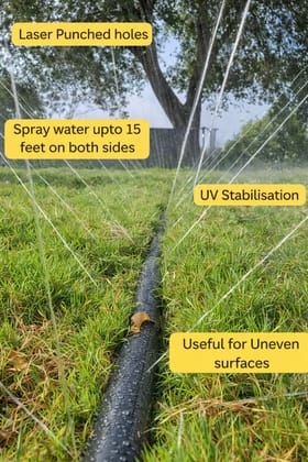 Rain Pipe 40mm - 100 meter (With Cock, Joiner, END Cap, Grommet) 