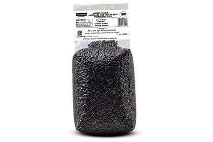Akoi Black Rice (Chak-hao) Premium No.1 (1 Kg.) | Vacuum Pack | Export Quality || Aromatic Black Rice || GI Tag Rice of Manipur || Gluten Free Rice |