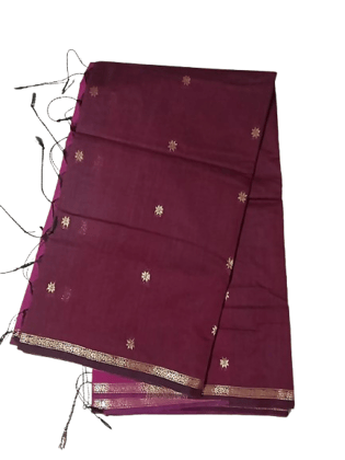 Kalyani Cotton Saree for Women | Soft Pure Cotton Saree with Blouse Piece | Traditional Daily Wear Handloom Style Saree | Lightweight Breathable Cotton Saree for Office, Casual & Festive Wear | with blouse