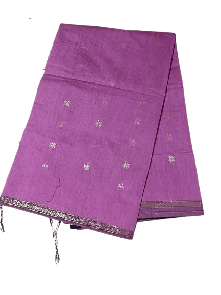 Kalyani Cotton Saree for Women | Soft Pure Cotton Saree with Blouse Piece | Traditional Daily Wear Handloom Style Saree | Lightweight Breathable Cotton Saree for Office, Casual & Festive Wear | with blouse
