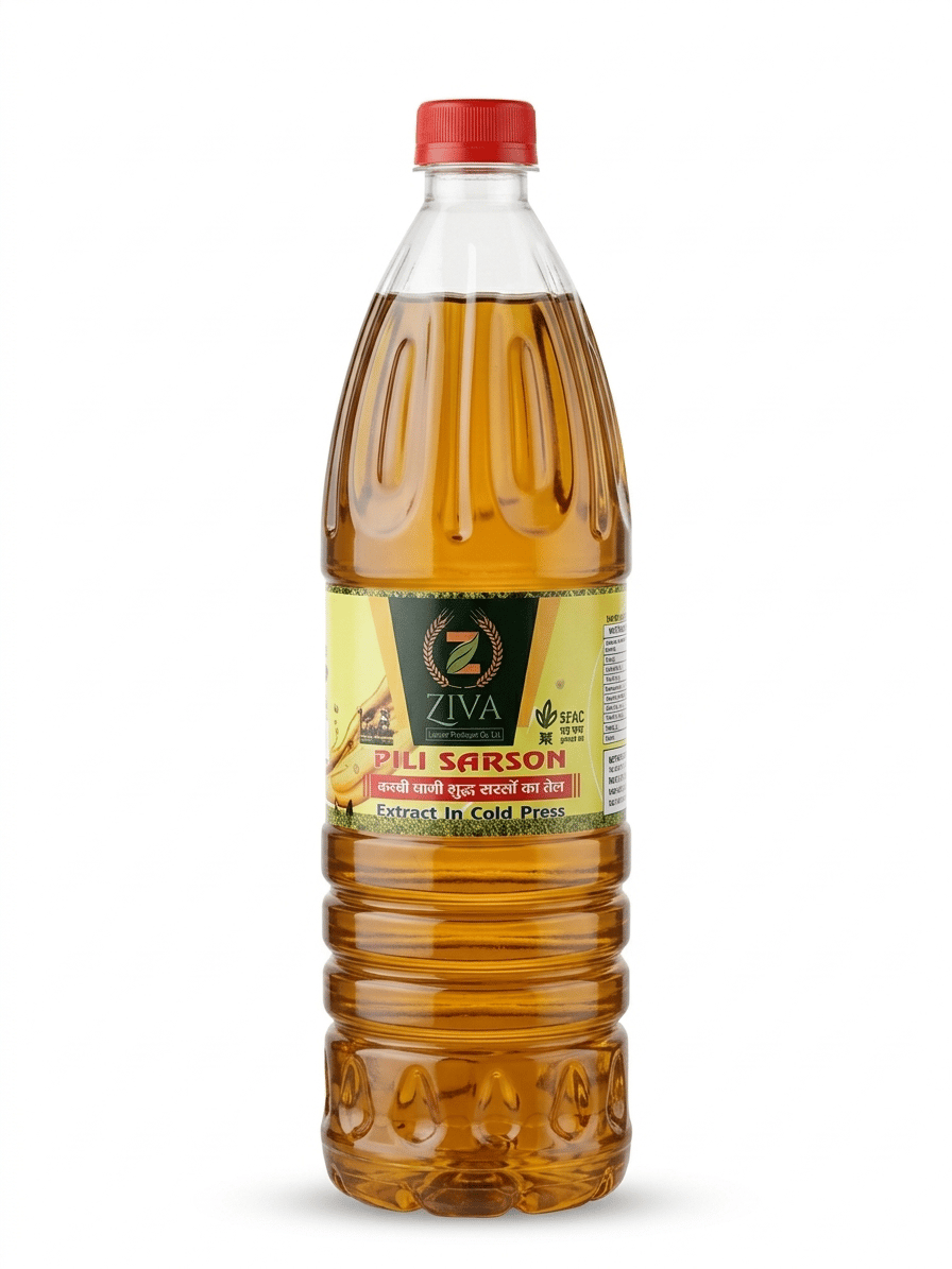 Ziva Pili Sarson Cold Pressed Mustard Oil