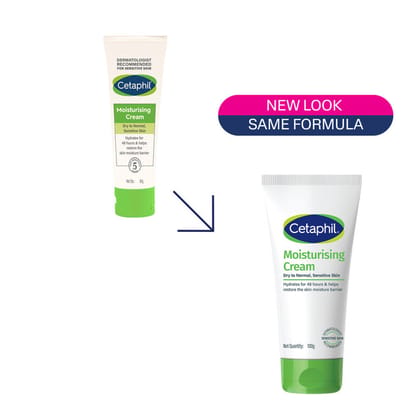 Cetaphil Moisturising Cream for dry to very dry Sensitive skin, Dermatologist Recommended (100g)