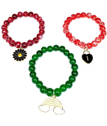 DAIVYA WELLNESS - Multicolor Bracelet ( Pack of 3 )