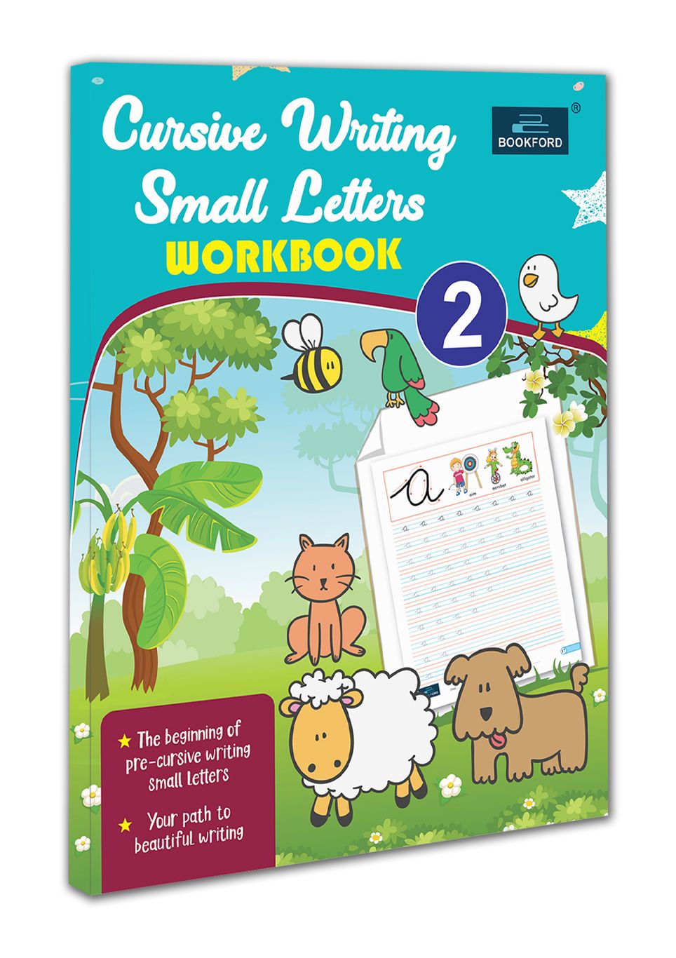 Cursive Writing Small Letter Workbook For Kids Part - 2