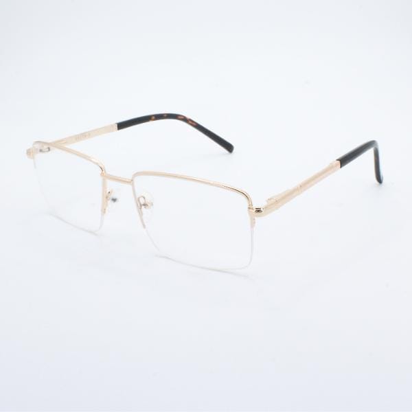 Lensoz Elite X Luxe Half Rim Rectangle - Medium - Golden
