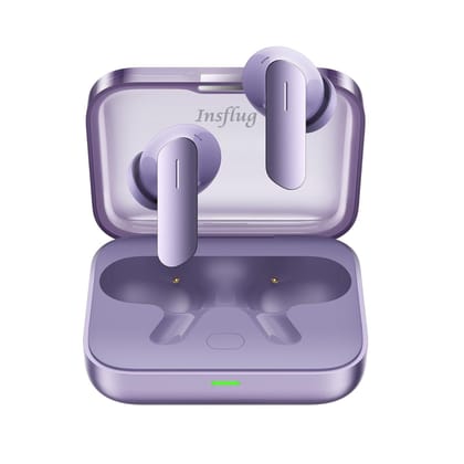 INSFLUG ANC Wireless Earbuds – 49dB Adaptive Noise Cancellation, LHDC Audio, 30H Playback