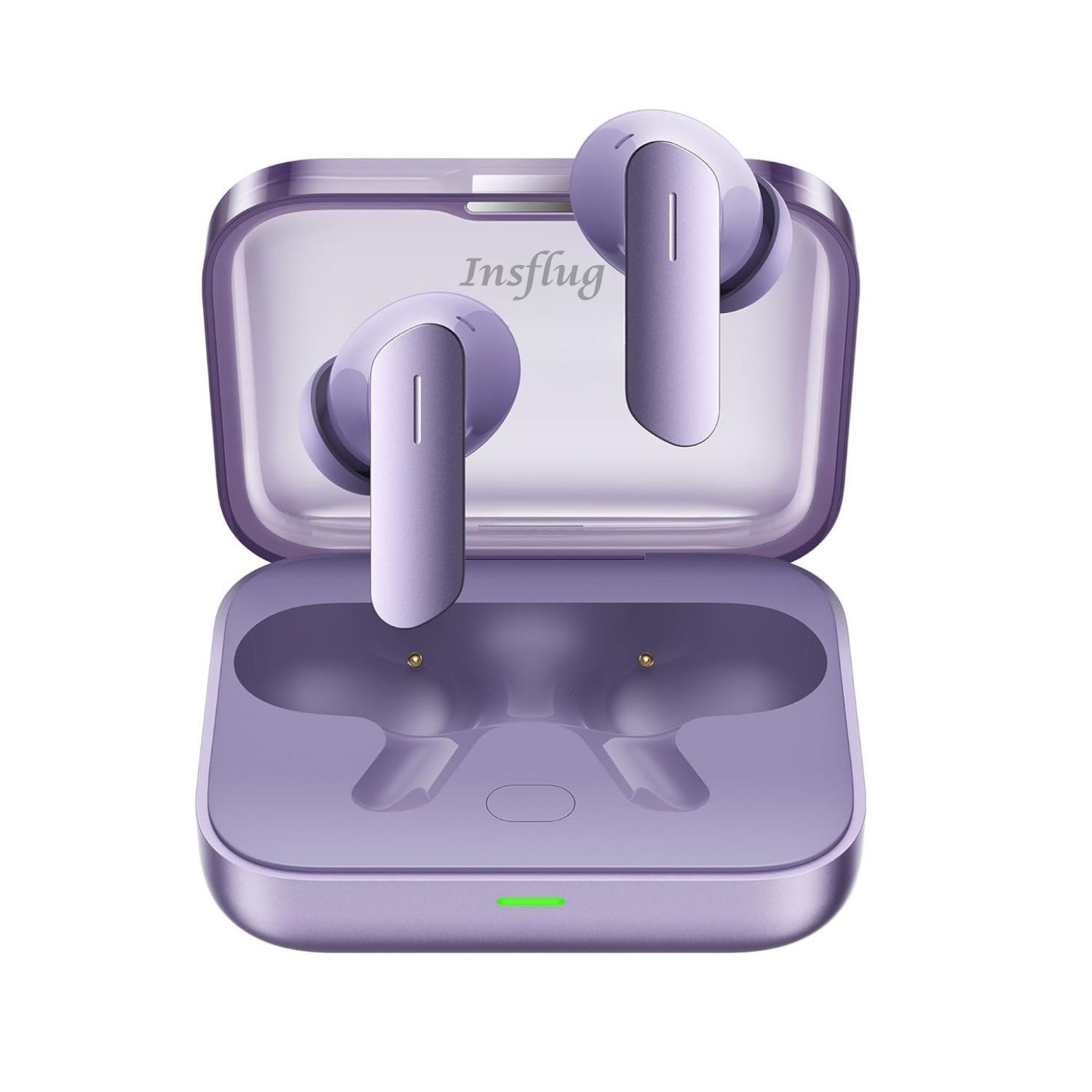 INSFLUG ANC Wireless Earbuds – 49dB Adaptive Noise Cancellation, LHDC Audio, 30H Playback