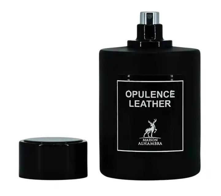 Maison Alhambra Opulence Leather Perfume 100ML EDP for Men, Rich & Intense Leather Fragrance, Long-Lasting Signature Scent