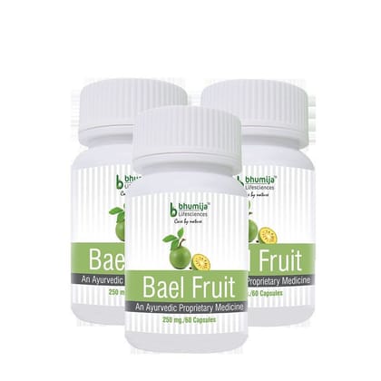 Bael Fruit Capsules 60's -  (Pack of Three)
