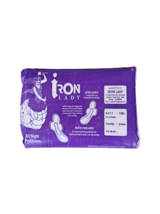 Sanitary Pads for Girl and Women - Grapheme-onion chip 8 Pads Pack