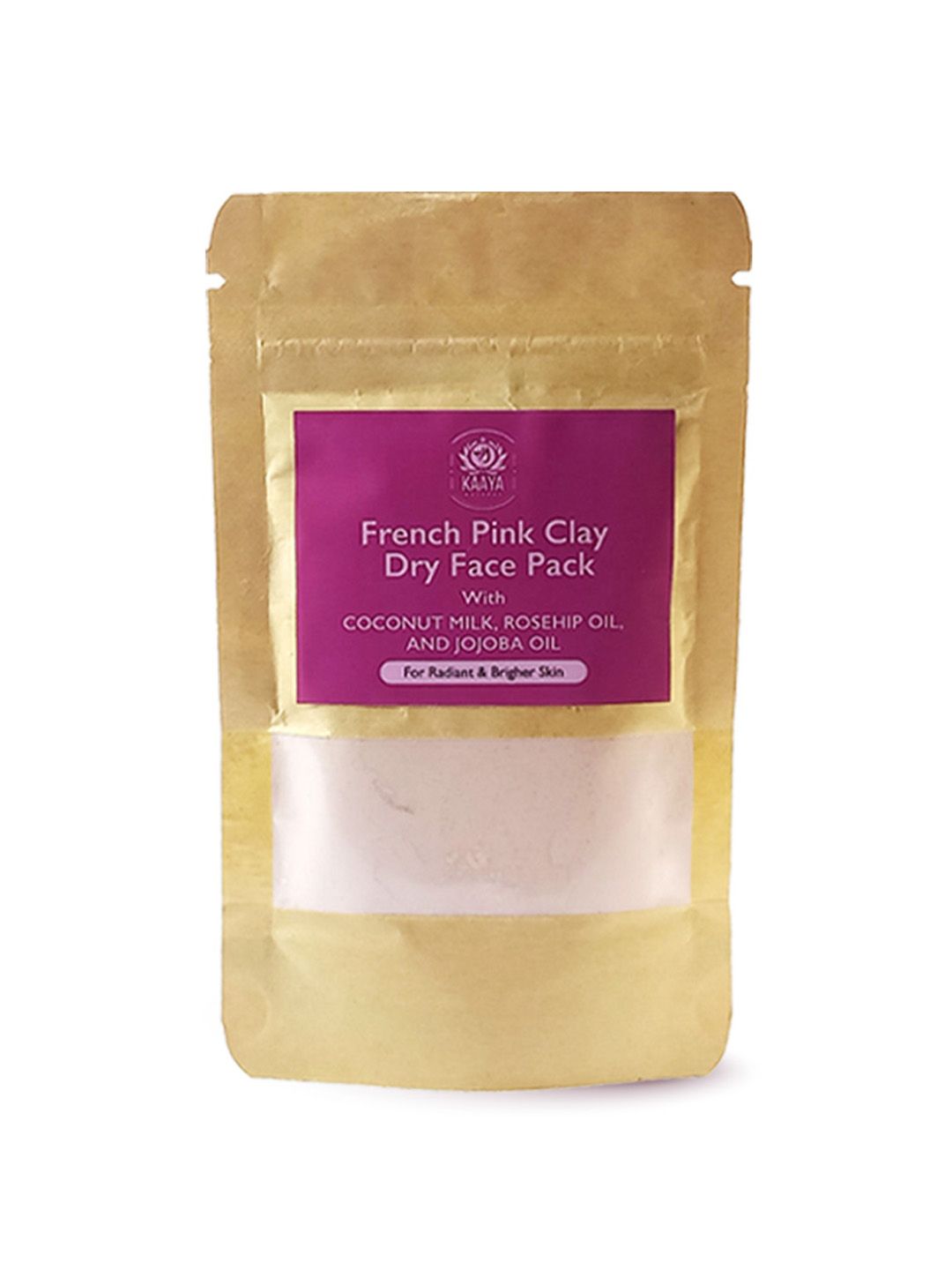 Kaaya Natural French Pink Clay  Dry Face Pack