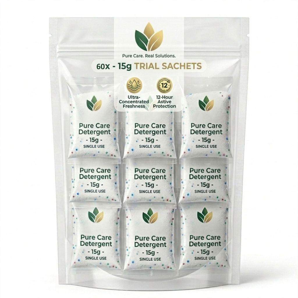 Ultra Premium Detergent Powder Mini Sachet For Travel, Small Family & PG/Hostel Use 15g – 60 Sachet - 900 g