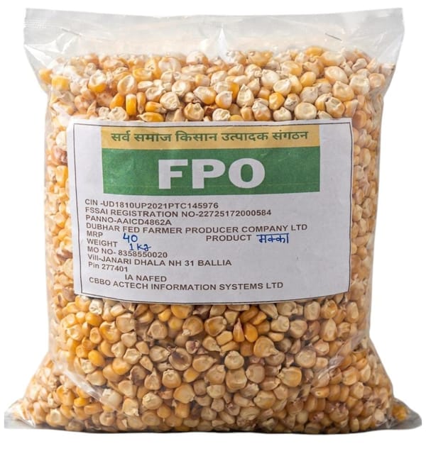 Dubhar Fed Farmer Producer Company Makka Corn  1kg