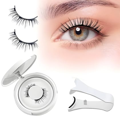 Magnetic Eyelashes without Eyeliner | Reusable Magnetic Lashes Kit with Applicator | No Glue Needed Easy Wear Manga Style Magnetic Eyelashes for Women