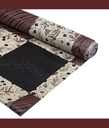 Single PVC Brown Kitchen Shelf Cover Cover