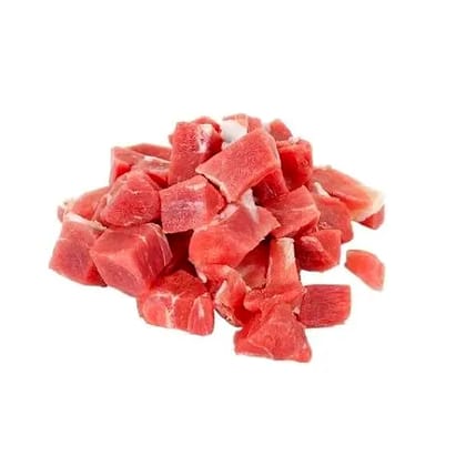 Premium Boneless and Skinless - Pork Meat Cubes for Versatile Cooking - 500 gm  by PeppaPork