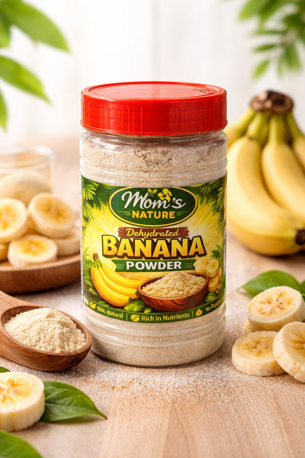 Mom's Nature Dehydrated Banana Powder