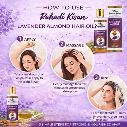 Lavender almond hair oil 100 ml