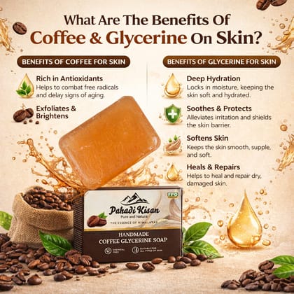Coffee Glycerin Soap 100gm