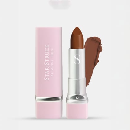 Star Struck by Sunny Leone Luxe Matte Lipstick - Cinnamon, 4.2g