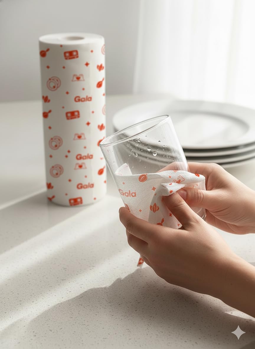 Gala Reusable Kitchen Towel Roll (80 Sheet)